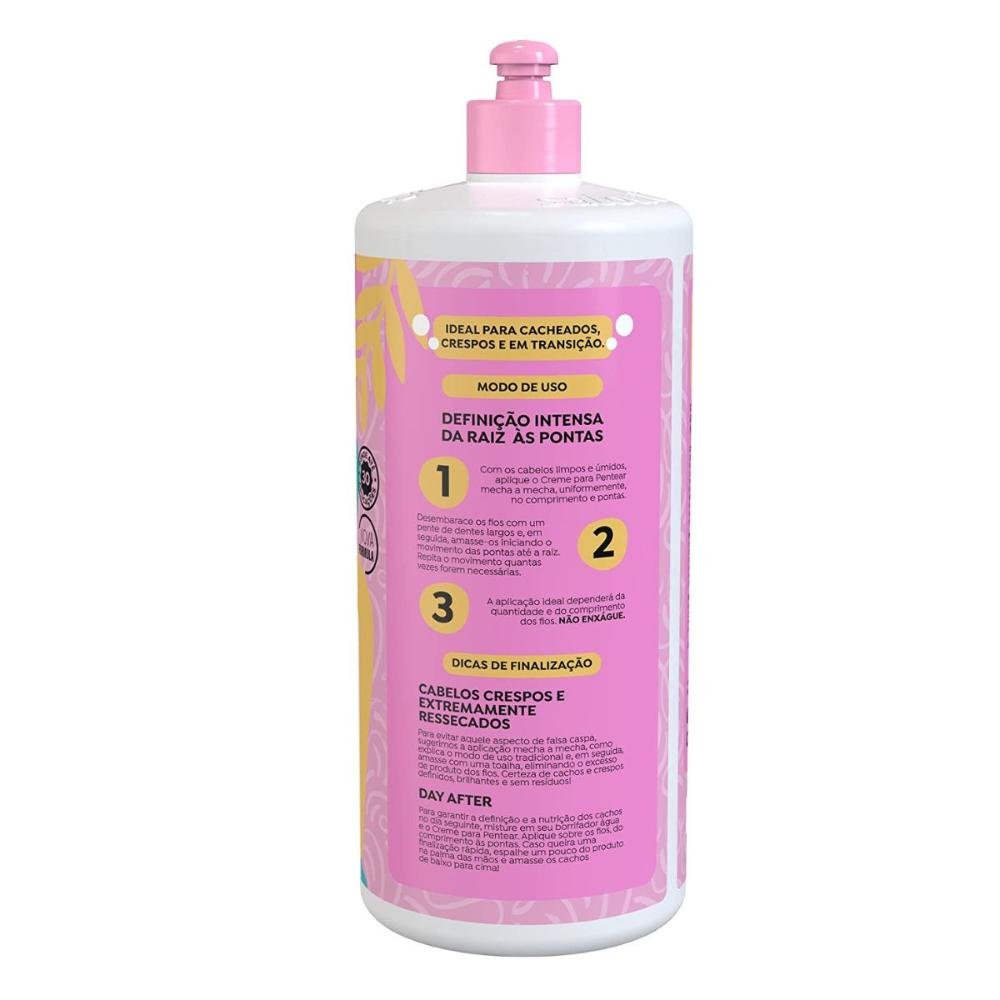 Creme Para Pentear Salon Line Super Volumão 1l 1L 3