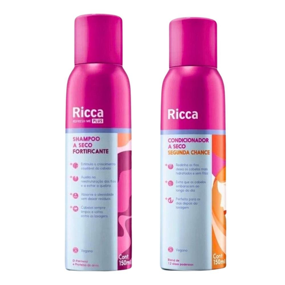Kit Shampoo + Condicionador Belliz Ricca A Seco C/2 Un ÚNICO 1