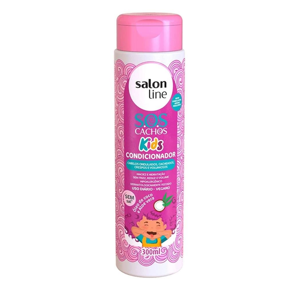 Kit Salon Line Sos Cachos Kids Hidratação C/3 ÚNICO 4