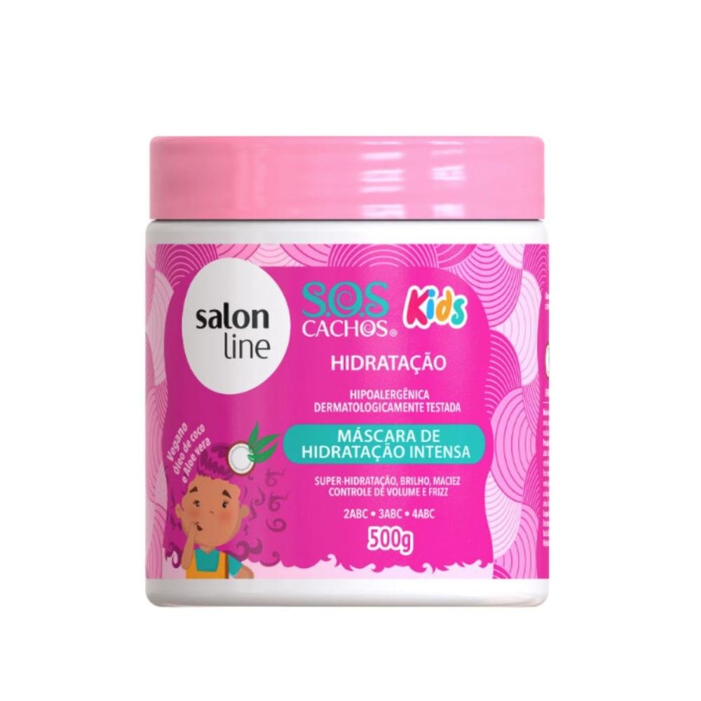 Kit Salon Line Sos Cachos Kids Hidratação C/3 ÚNICO 5