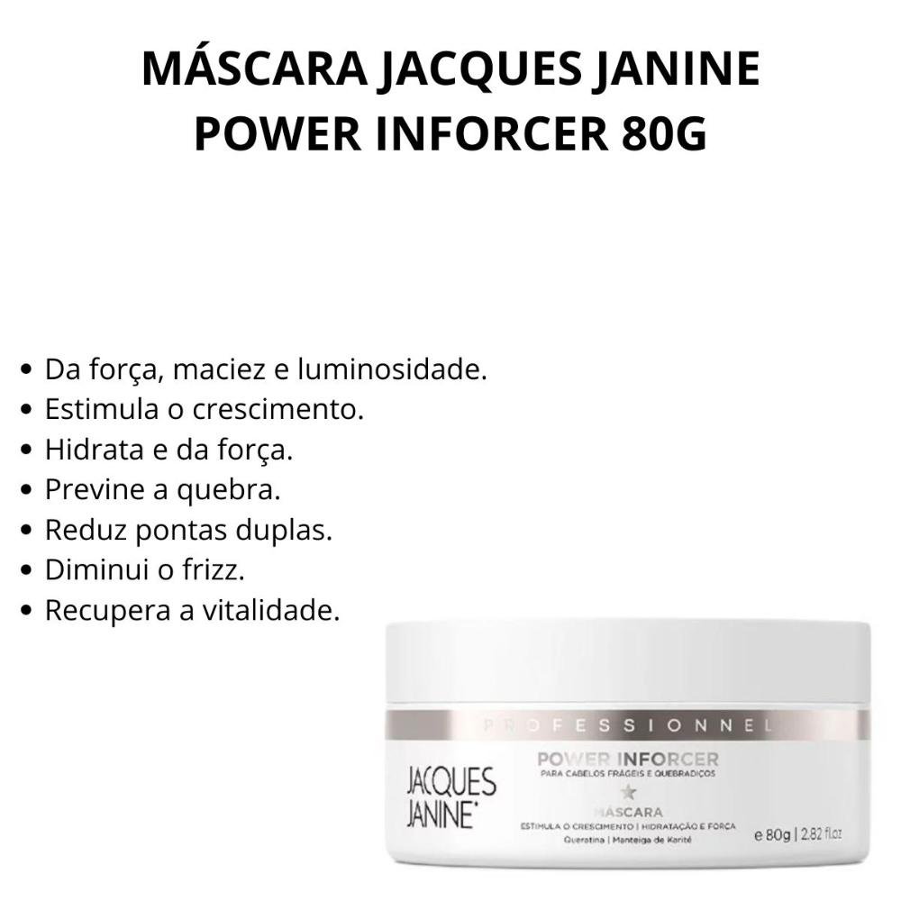 Máscara Jacques Janine Power Inforcer 80g 80g 2