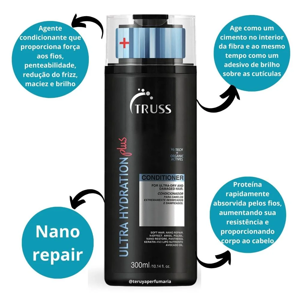Condicionador Truss Ultra Hydration Plus 300ml 300ml 2
