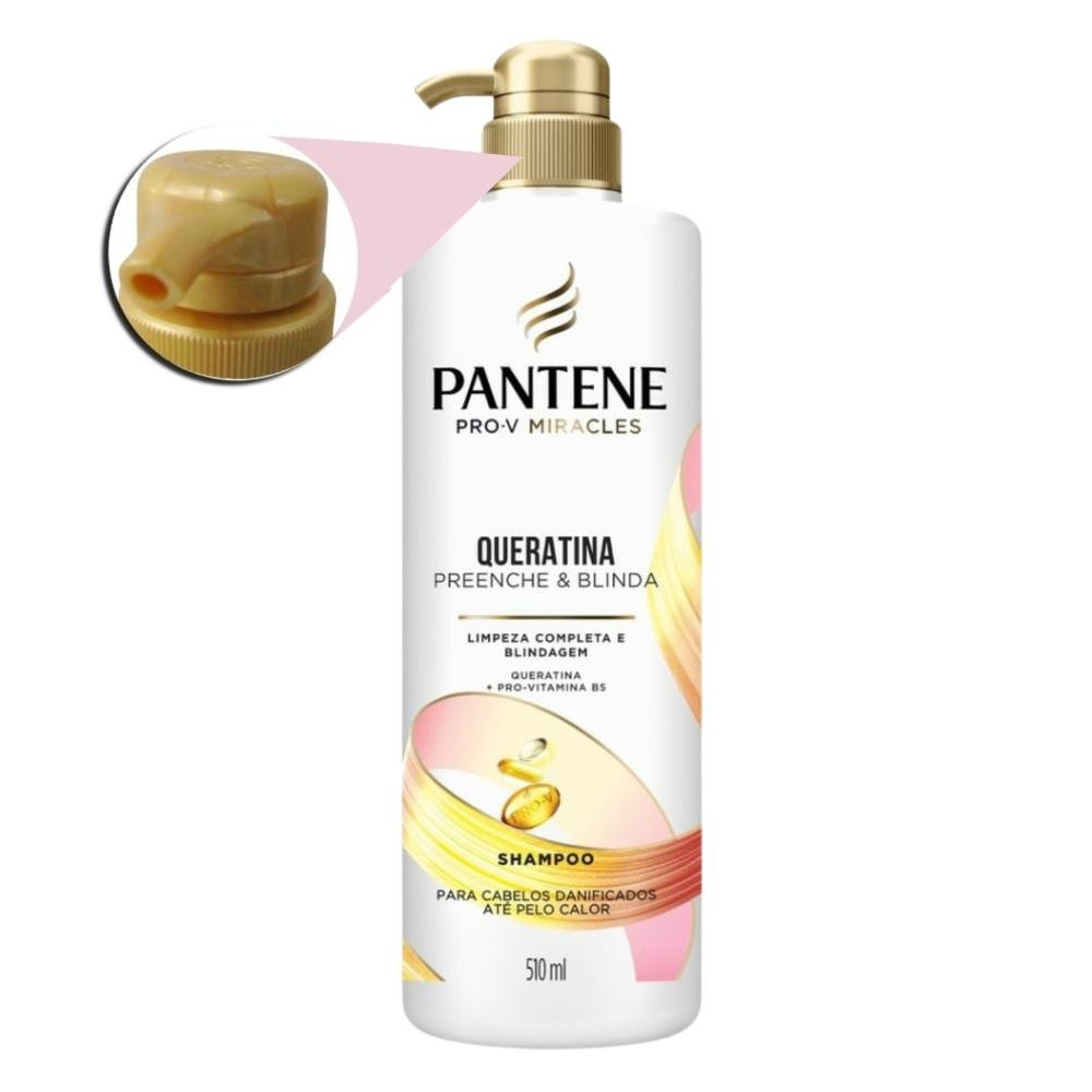 Shampoo Pantene Pro-v Queratina 510ml 510ml 3