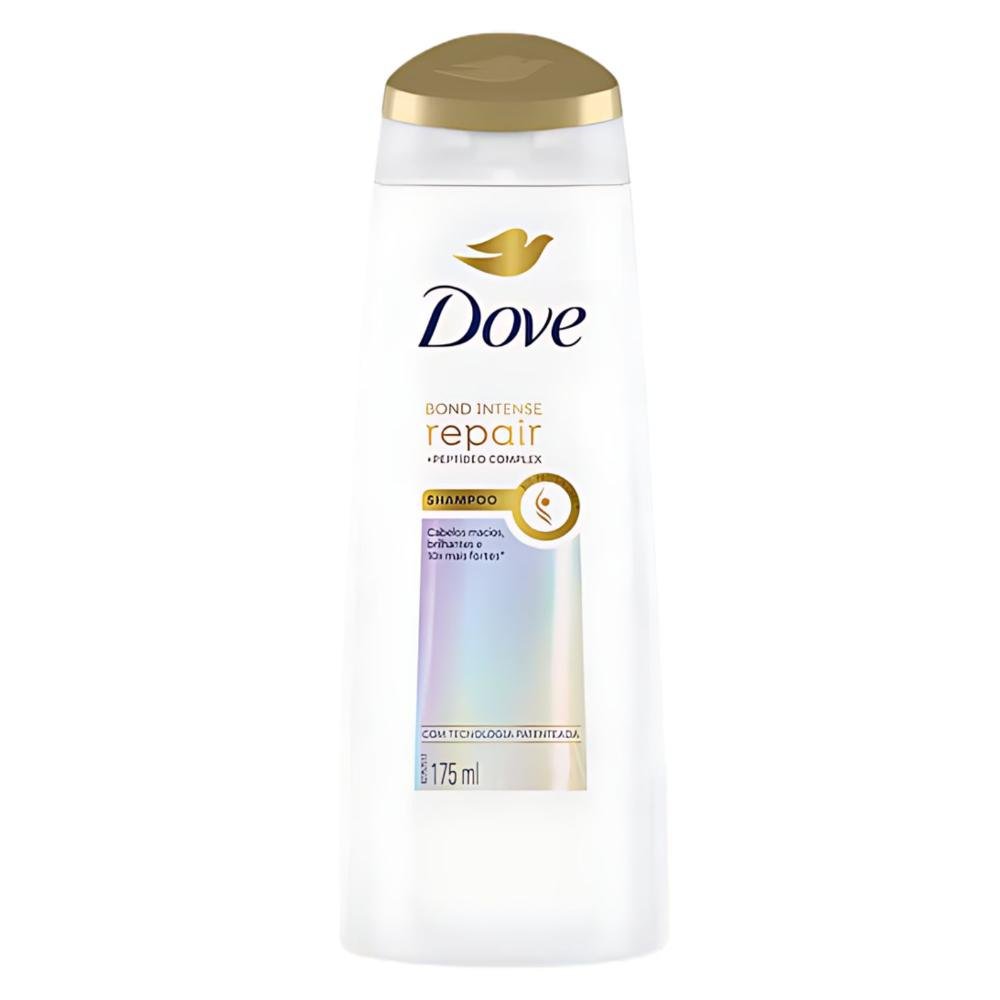 Kit Dove Bond Intense: Shampoo 350ml, Condicionador 250ml, e Leave-In ÚNICO 3