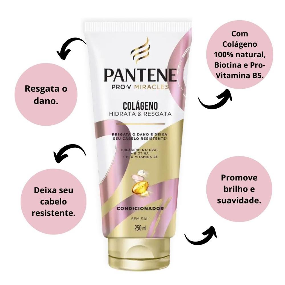 Condicionador Pantene Pro-v Colágeno 250ml 250ml 2