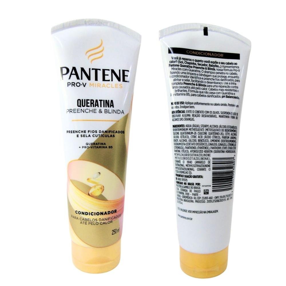 Condicionador Pantene Pro-v Queratina 250ml 250ml 4