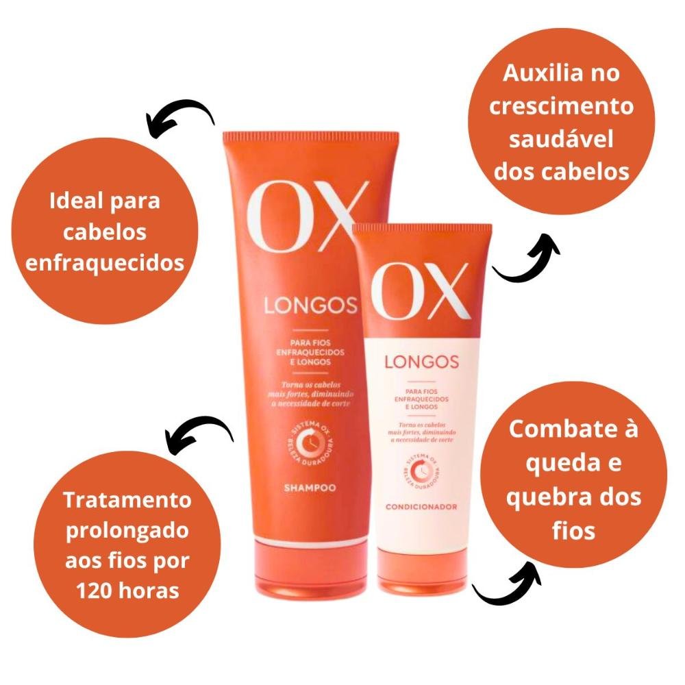 Kit Ox Longos Para Fios Enfraquecidos e Longos C/2 ÚNICO 2