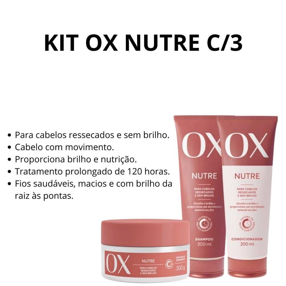 Kit Ox Nutre C/3 ÚNICO 6