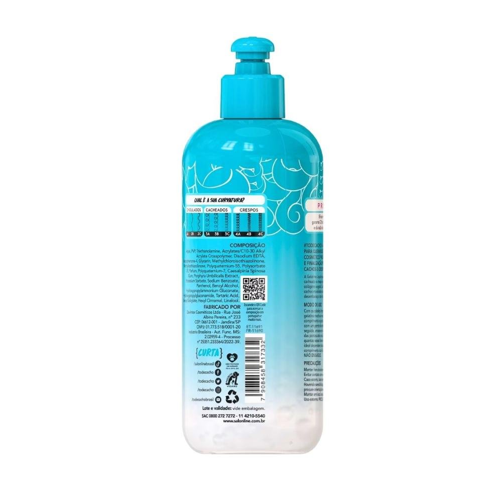 Gelatina Líquido Estilização #todecacho Salon Line 300g 300g 4