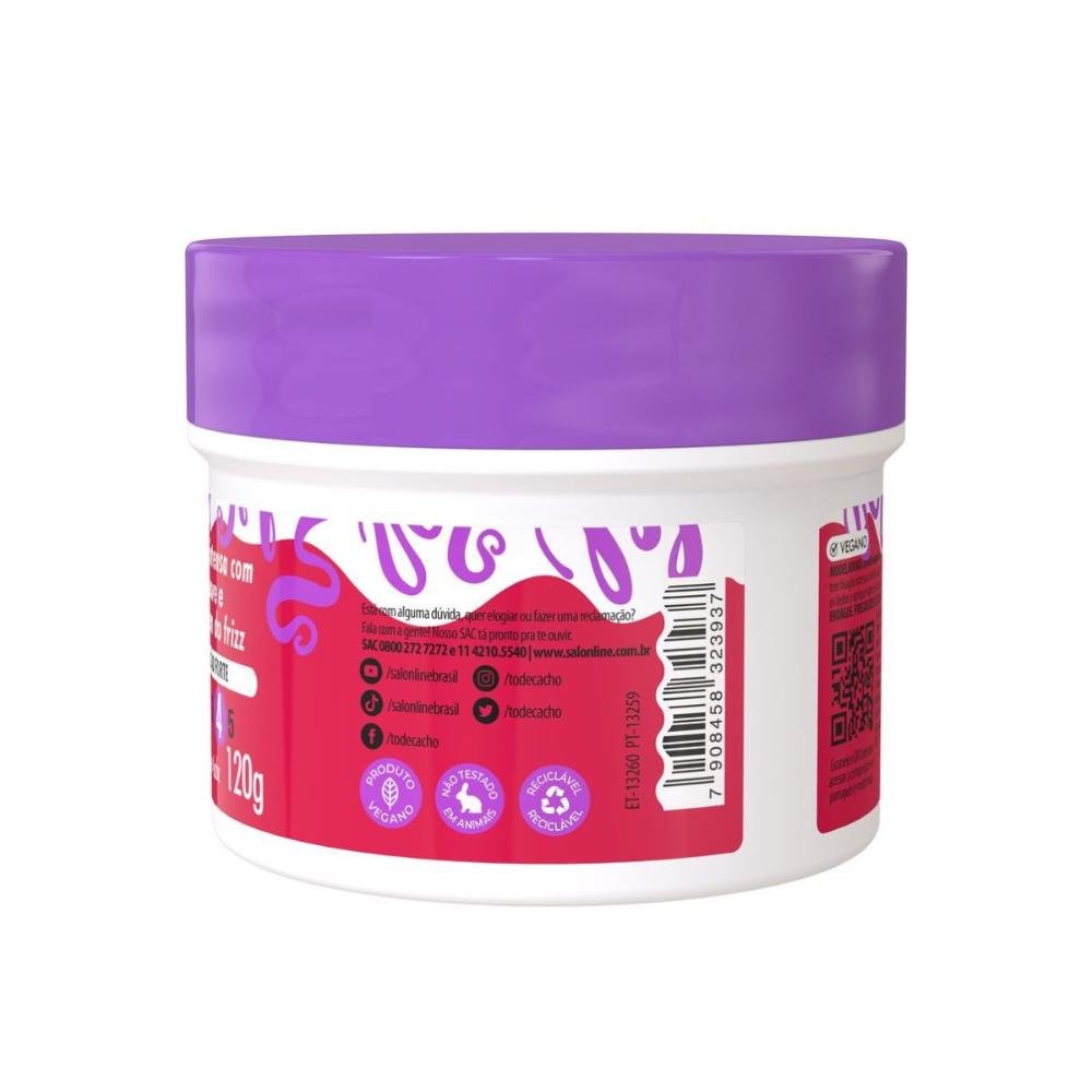 Modeladora Ultra Fix Salon Line #todecacho 120g 120g 4