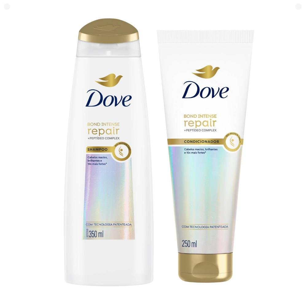 Kit Dove Bond Intense: Shampoo e Condicionador 250ml