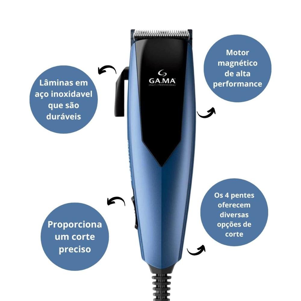 Máquina de Corte Gama Magnetic Clipper Gm Master 127v 127V 2