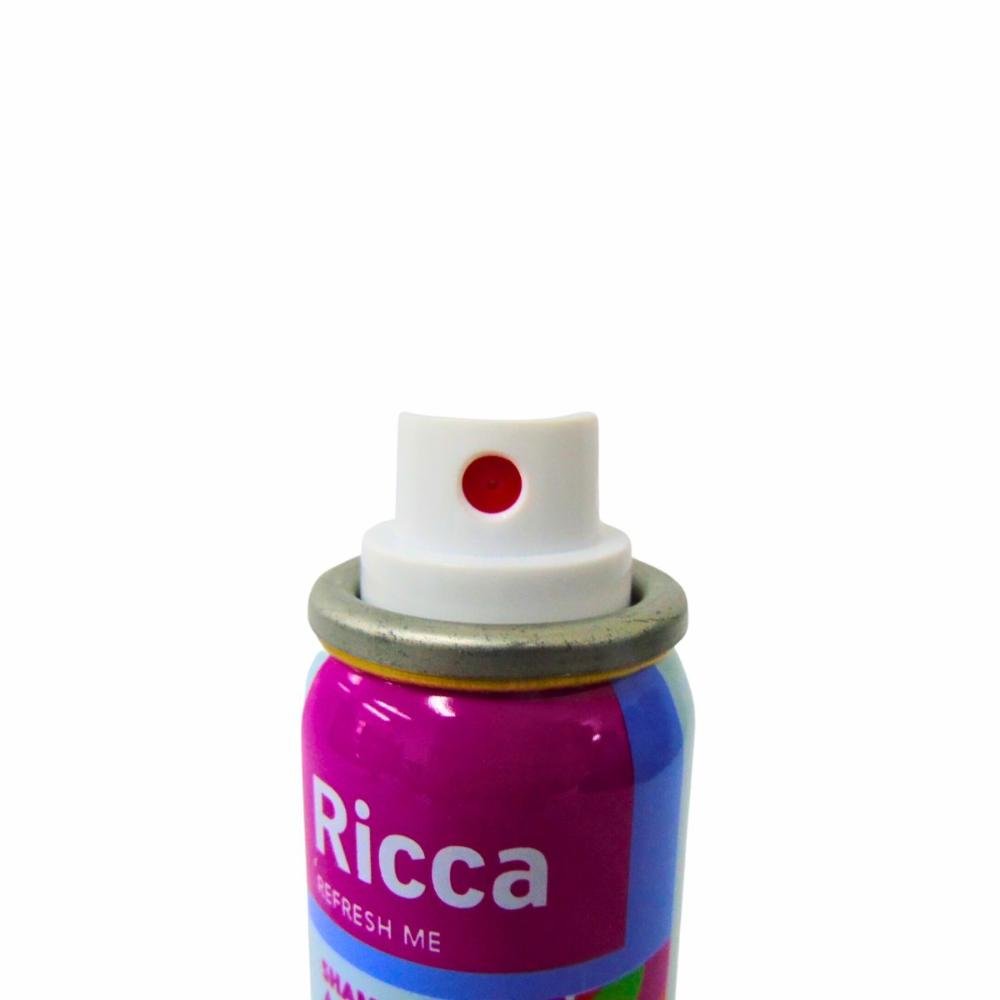 Shampoo A Seco Ricca Refresh Me Maça do Amor C/3 50ml ÚNICO 4