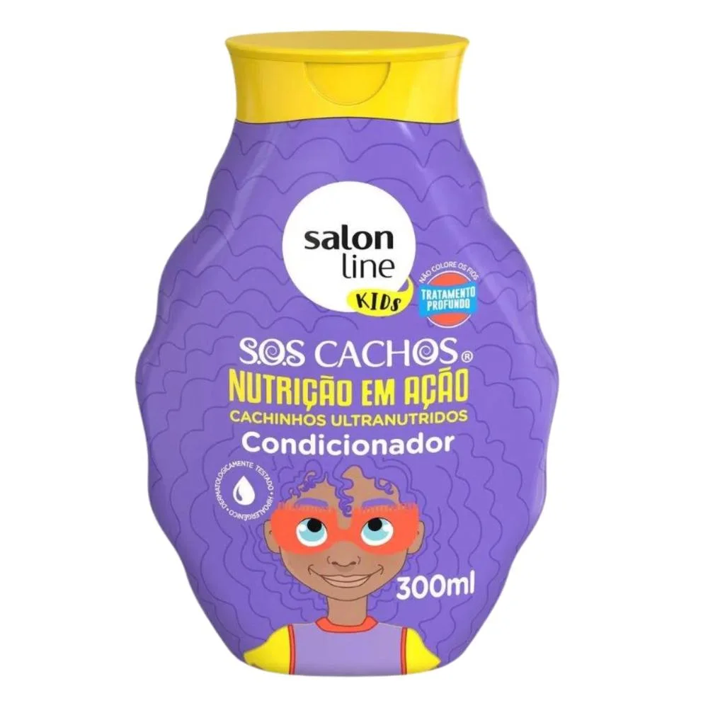 Kit Salon Line Kids Sos Cachos Super Óleos Com 3 ÚNICO 4