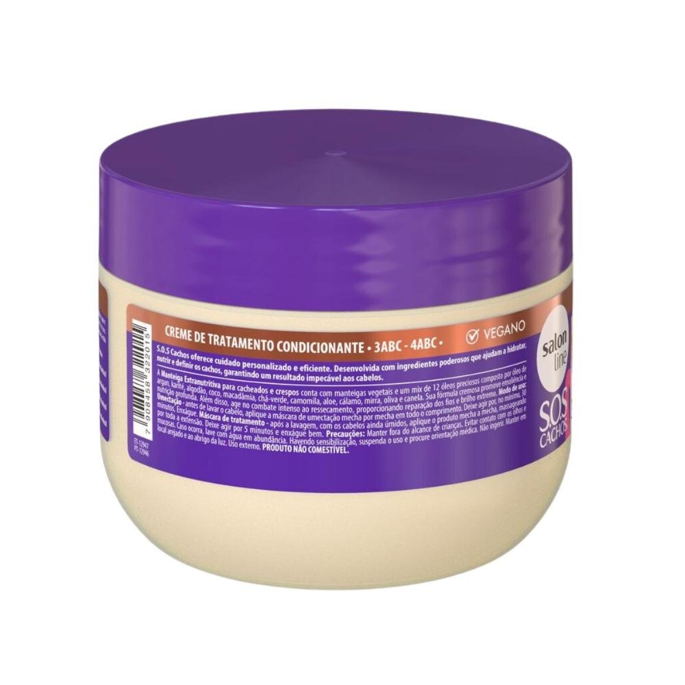 Máscara de Tratamento Salon Line Sos Cachos Super Óleos 300g 300g 4