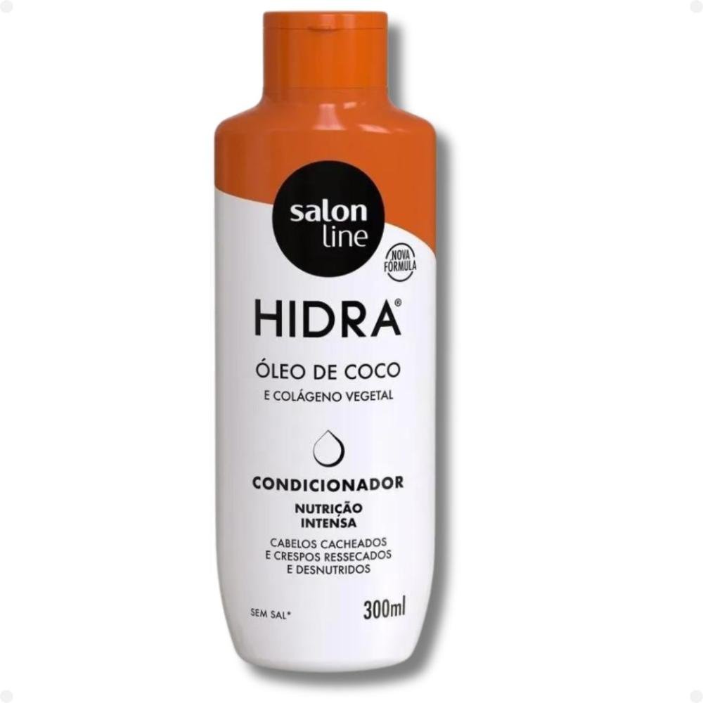 Kit Salon Line Hidra Coco Nutrição Intensa: Shampoo e Condicionador 300ml 300ml 4