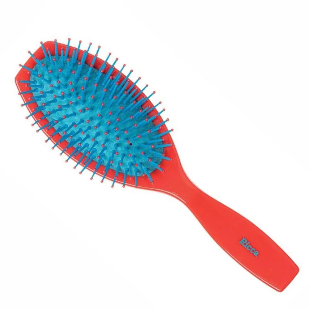 Escova de Cabelo Ricca Cereja Oval Almofadada Cód:2426 ÚNICO 4