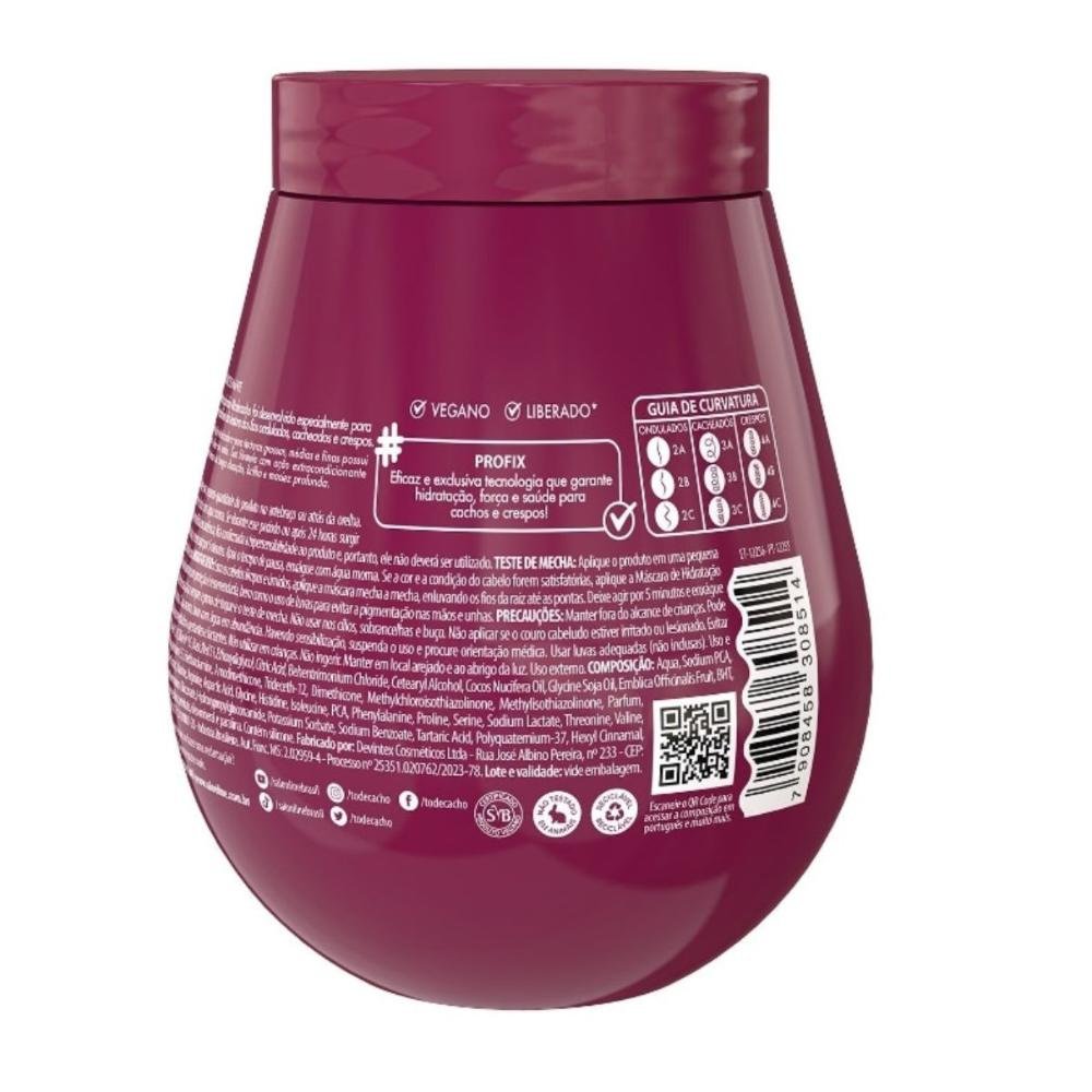 Máscara Matizadora Salon Line #todecacho Marsala Roxo 500g 500g 5