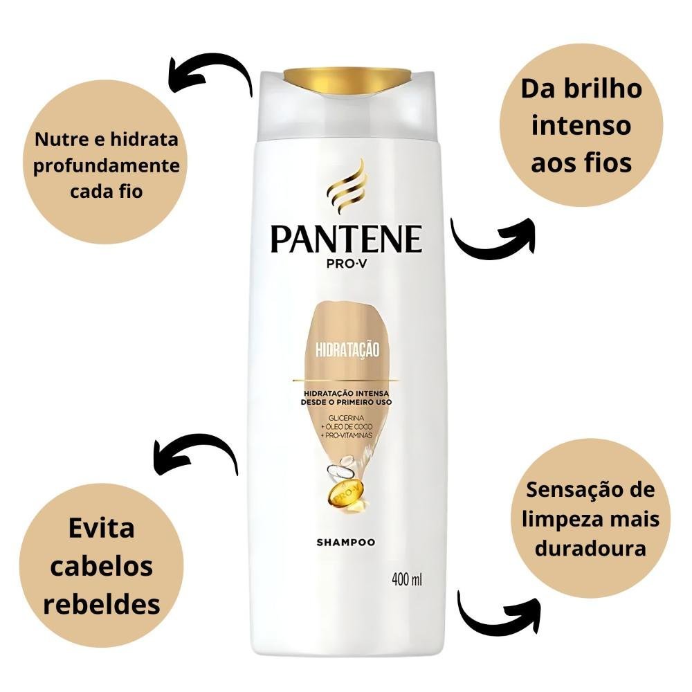 Shampoo Pantene Pro-v Hidratação 175ml 175ml 2