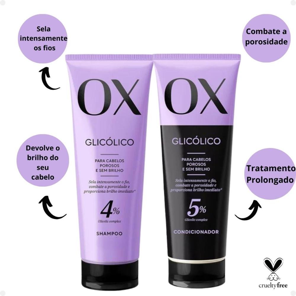Kit Ox Glicólico: Shampoo e Condicionador 240ML 240ml 2