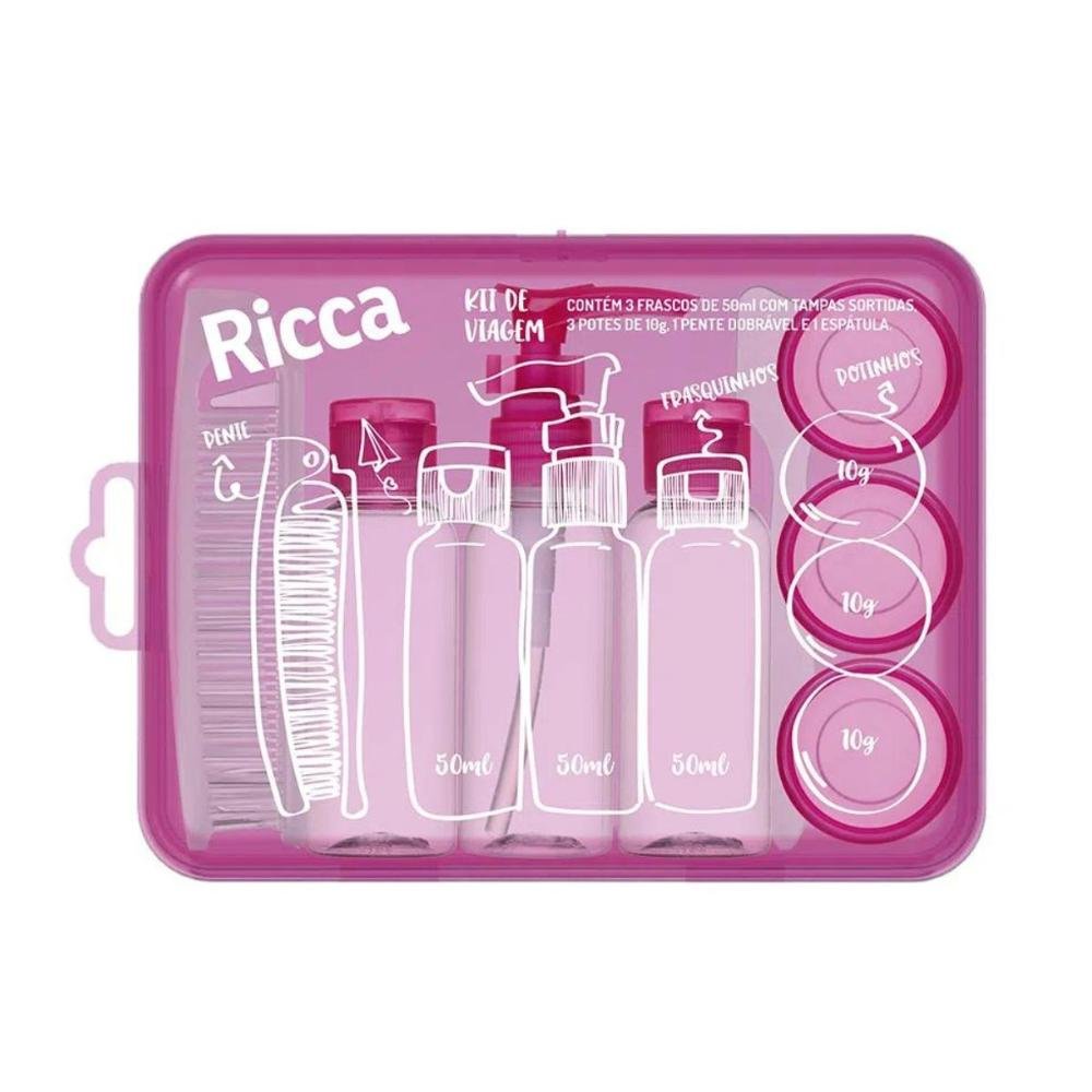 Kit de Viagem Ricca Me Leva Na Mala Cód. 3299 ÚNICO 2