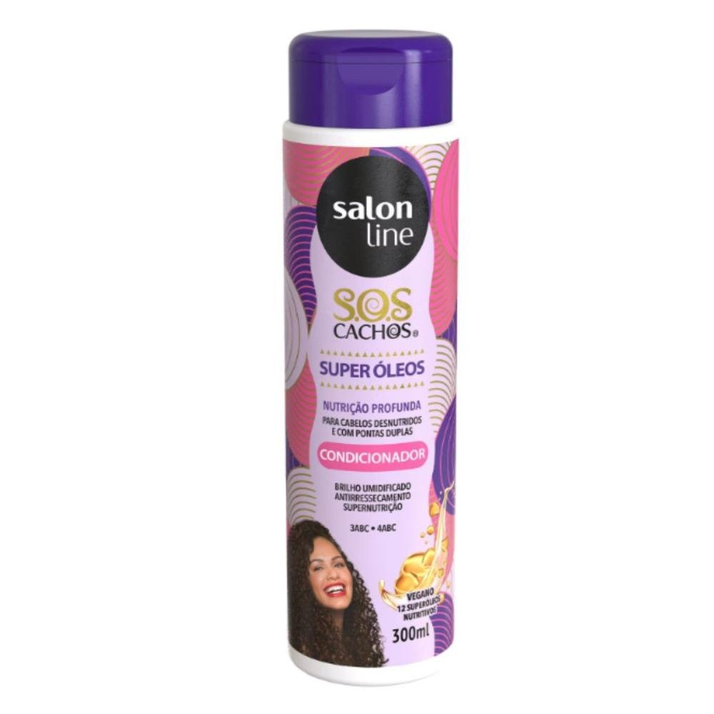 Kit Salon Line Sos Cachos Super Óleos C/4 ÚNICO 4