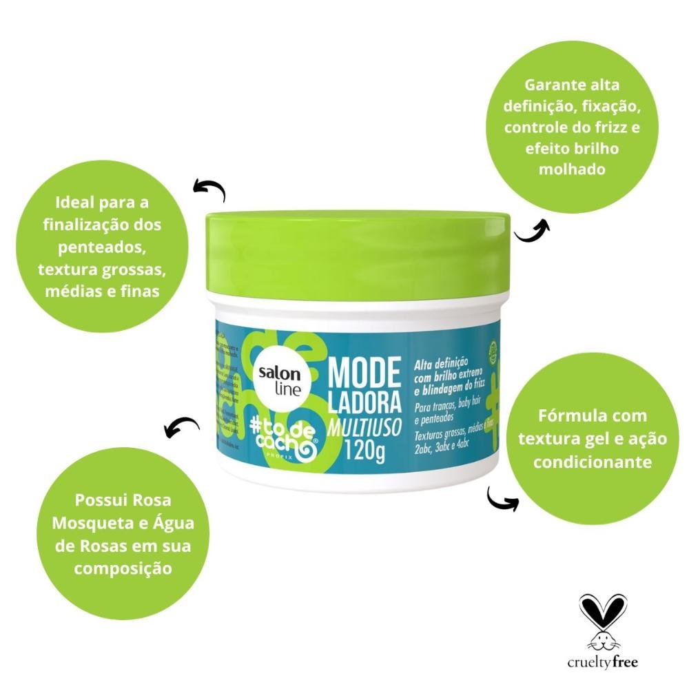 Modeladora Multiuso Salon Line #todecacho 120g 120g 2