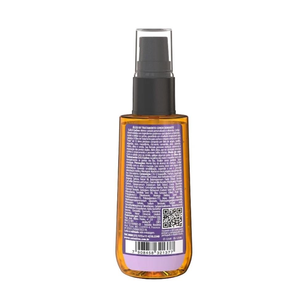 Kit Óleo Nutrição Extraordinária Salon Line Sos Cachos 42ml C/3 ÚNICO 3