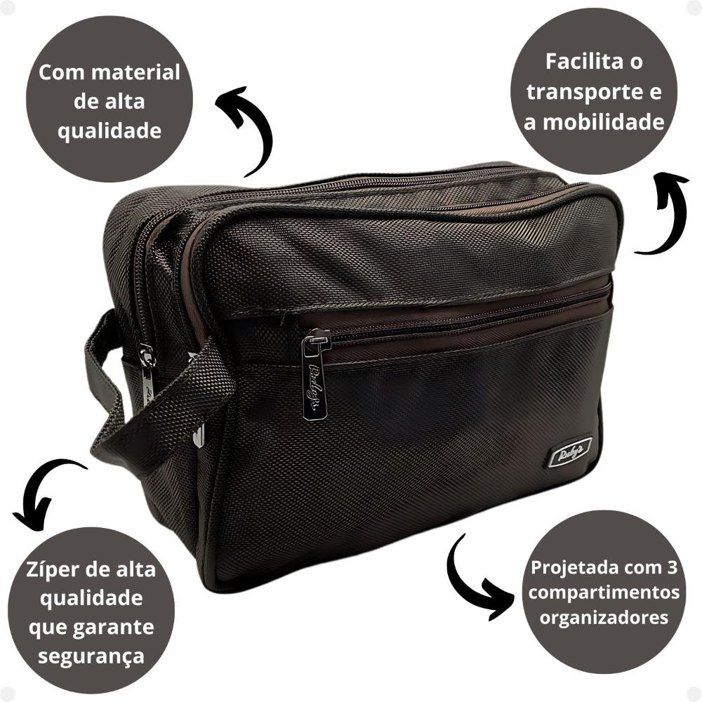 Necessaire Rubys Marrom Nec-641d ÚNICO 2