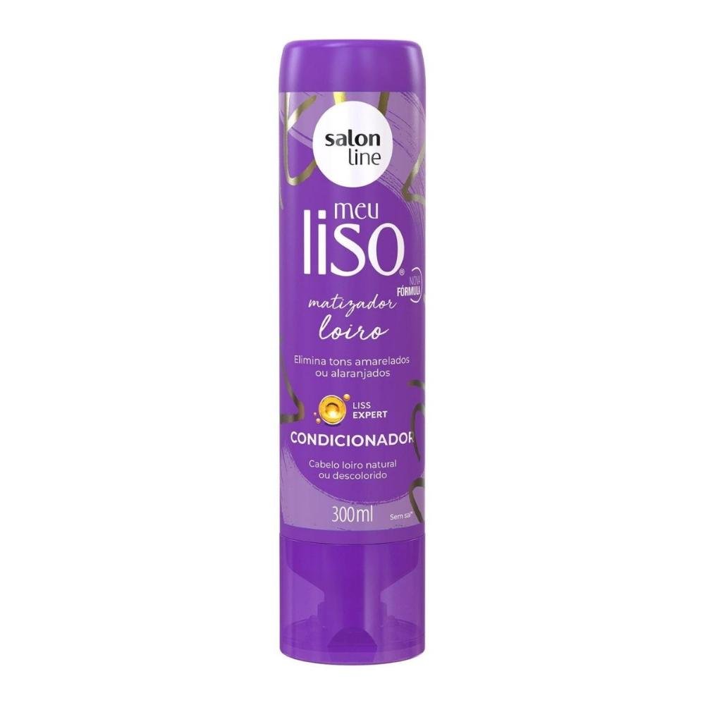 Kit Salon Line Meu Liso Matizador Loiro C/3 ÚNICO 5