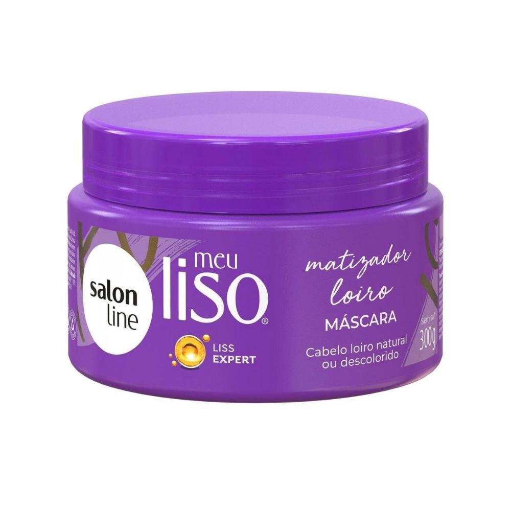 Kit Salon Line Meu Liso Matizador Loiro C/3 ÚNICO 6