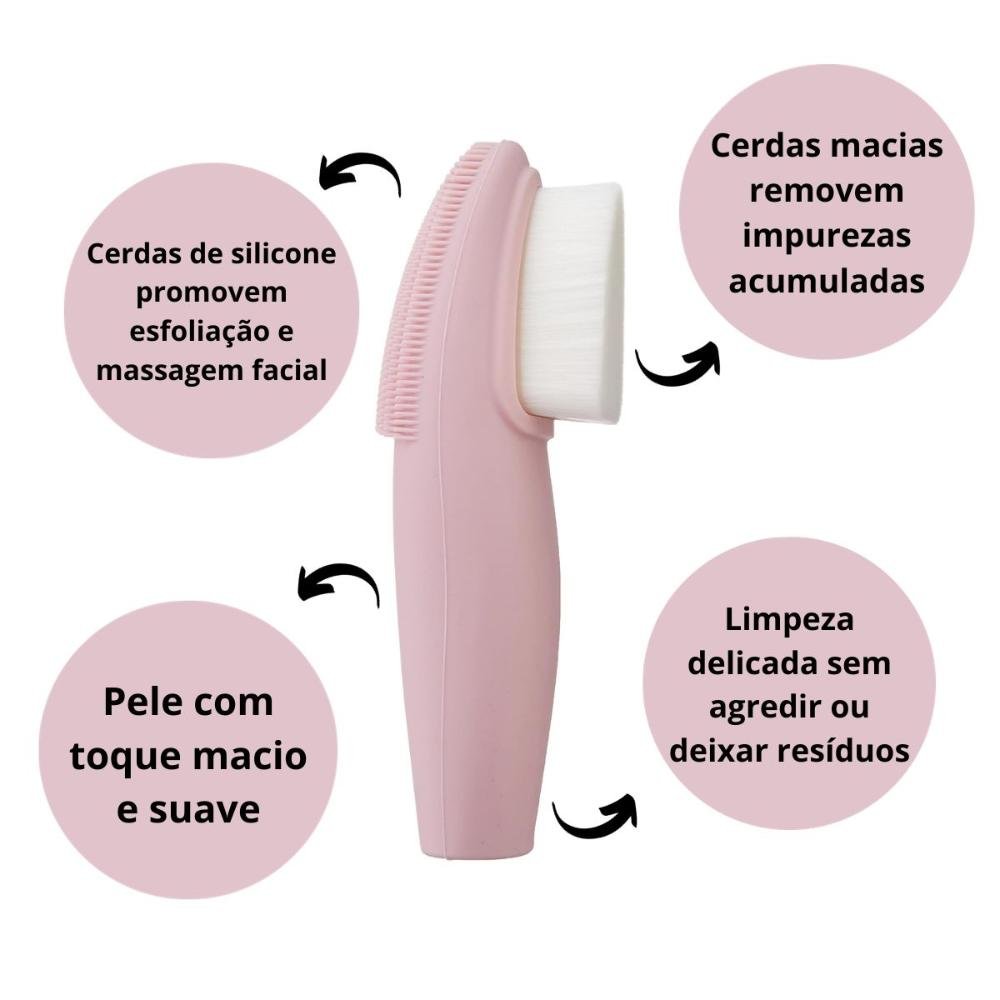 Limpador e Massageador Facial Klass Vough Cleanser Rose Fc-03 ÚNICO 2