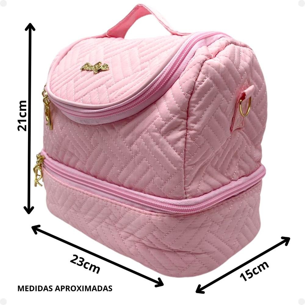 Necessaire Térmica Rubys Com Alça Rosa Necf-138b Rosa 7