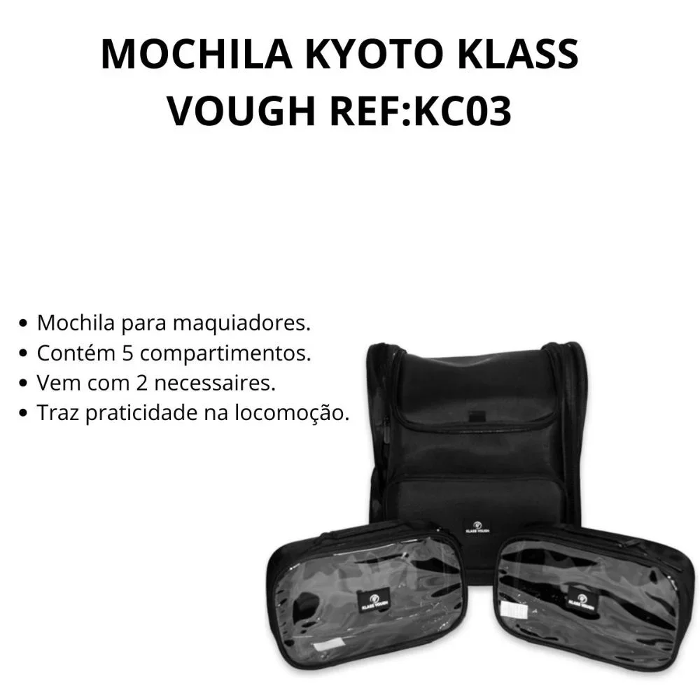 Mochila Kyoto Klass Vough Com Necessaire Ref. Kc-03 ÚNICO 2