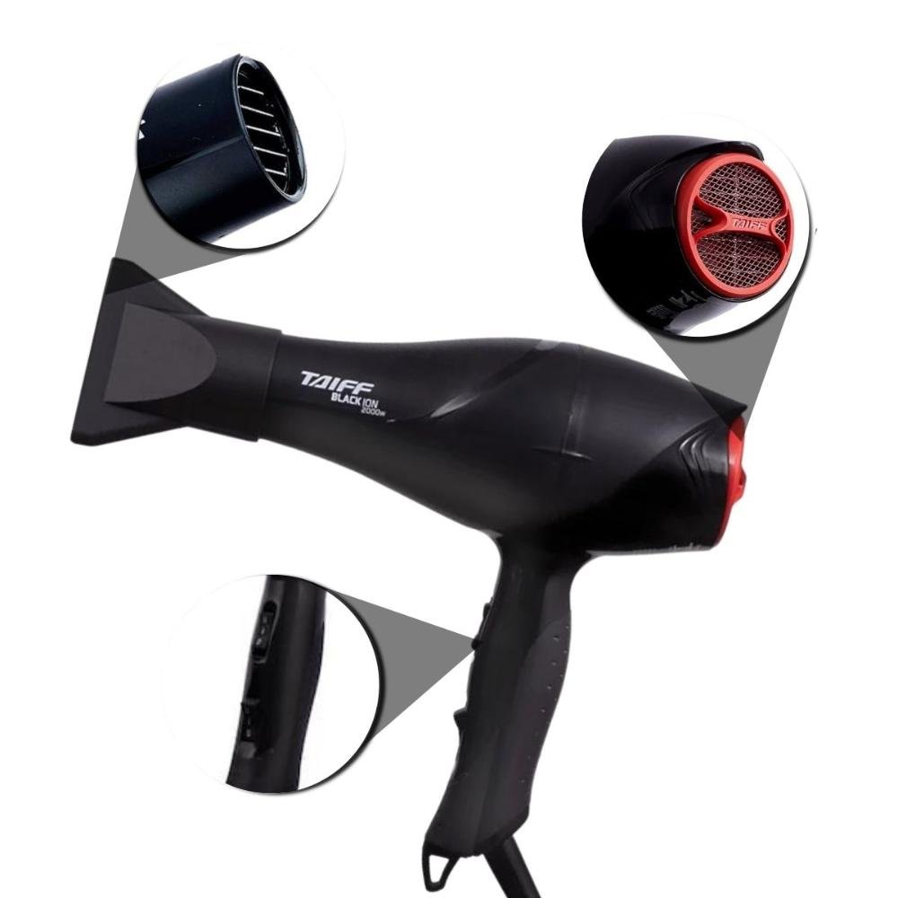 Taiff Secador Black Ion 2000w 110v 110V 3