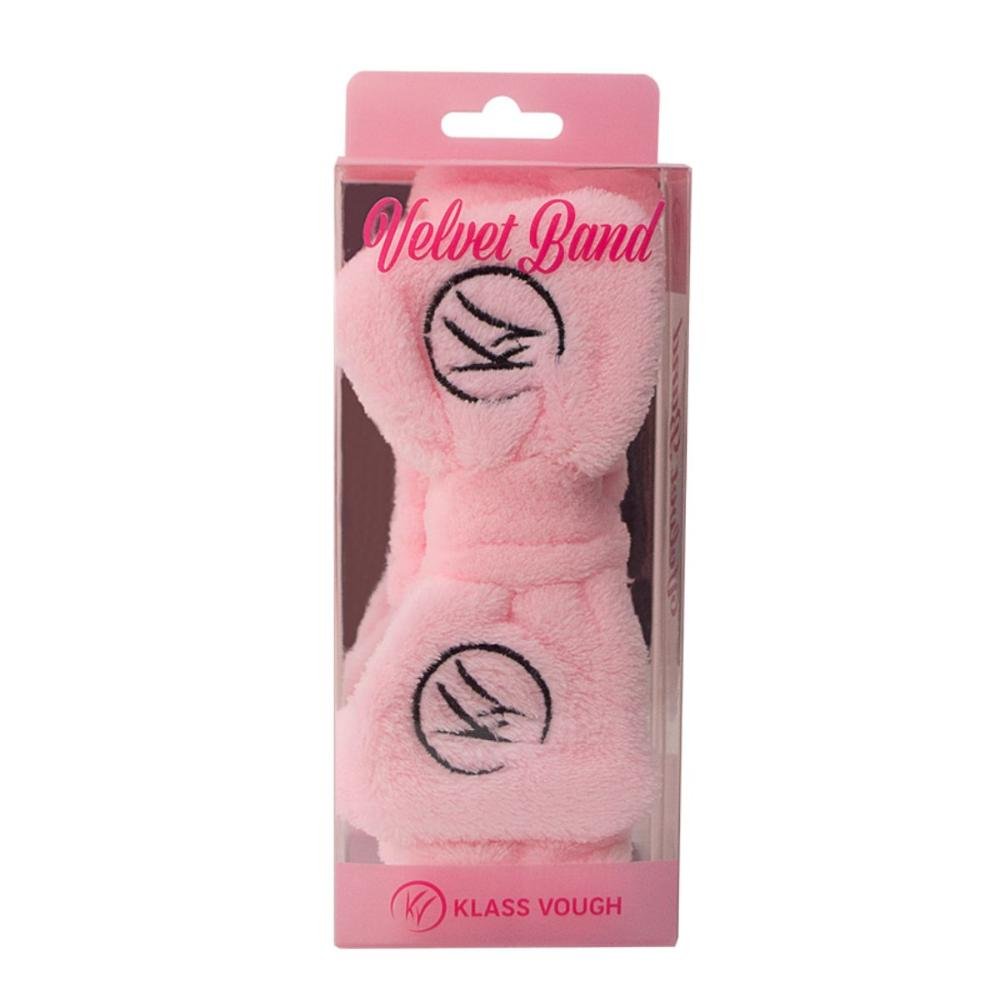 Faixa de Cabelo Aveludada Klass Vough Velvet Band Rosa Vb-01 ÚNICO 3
