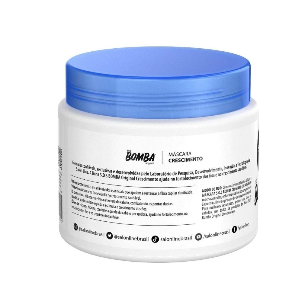 Máscara Hidratante Salon Line Sos Bomba Crescimento 500g 500g 2