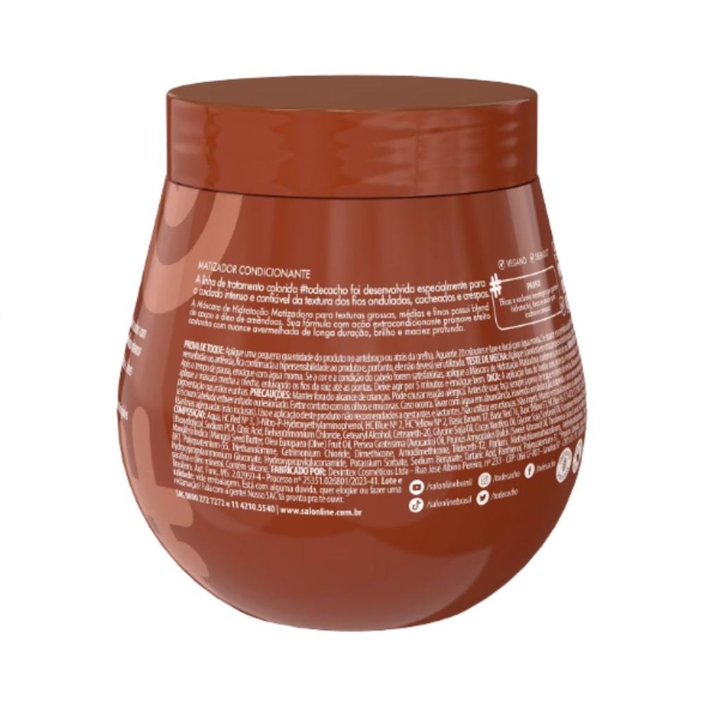 Máscara Matizadora Salon Line #todecacho Chocolate 300g 300g 3