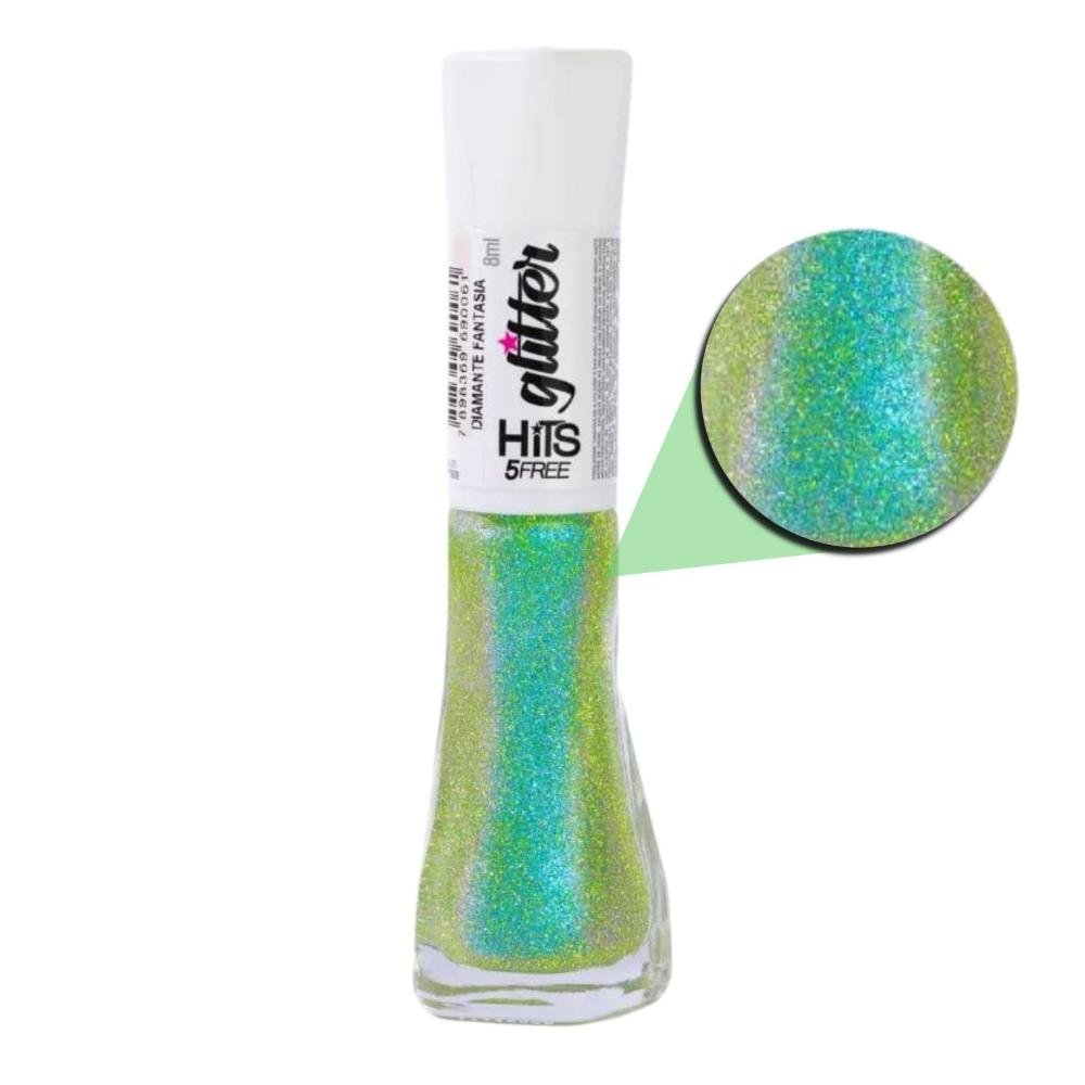 Esmalte Glitter Hits Diamante Fantasia 8ml Fantasia 3