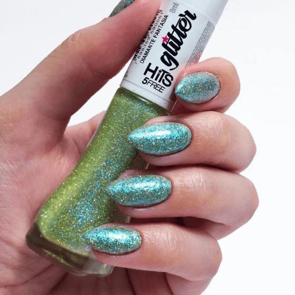 Esmalte Glitter Hits Diamante Fantasia 8ml Fantasia 5