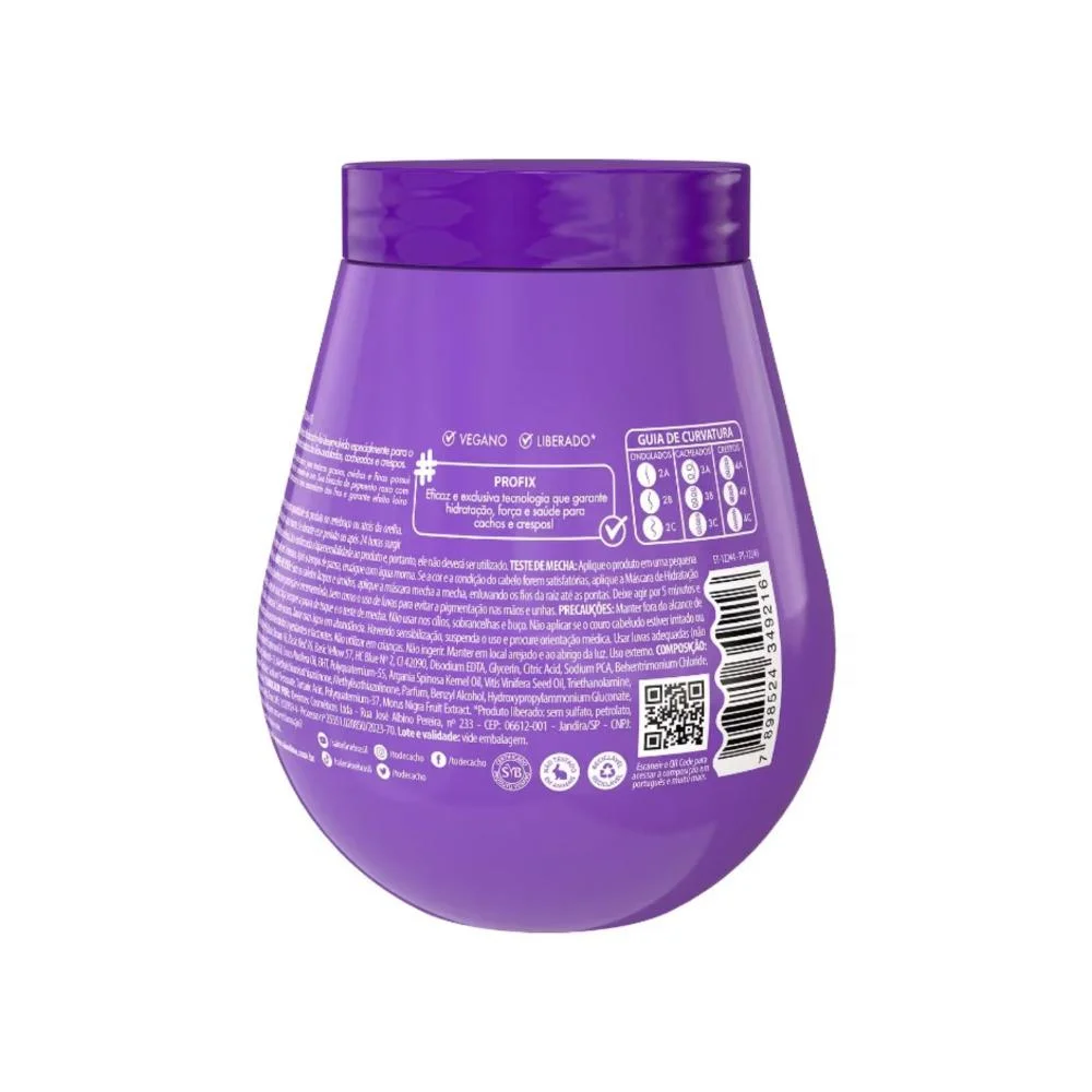 Máscara Matizadora Salon Line #todecacho Roxa Loira 500g 500g 4