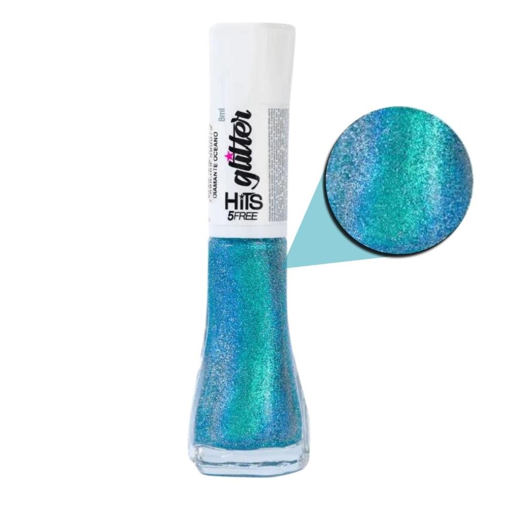 Esmalte Glitter Hits Diamante Oceano 8ml Oceano 3