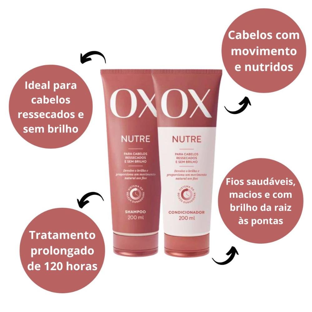 Shampoo + Condicionador Ox Nutre 200ml 200ml 2