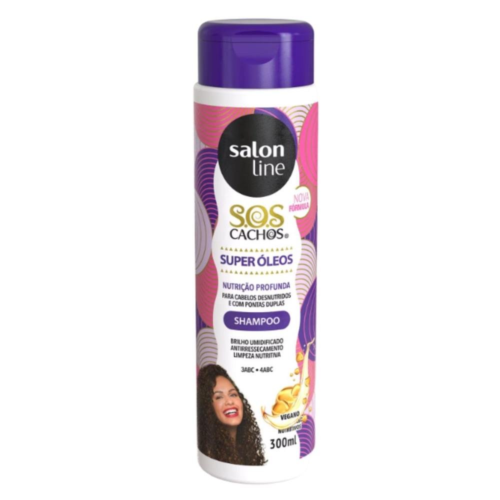Shampoo + Condicionador Salon Line Sos Cachos Super Óleos 300ml 300ml 3