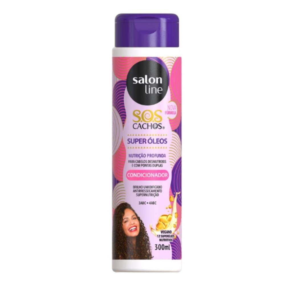 Shampoo + Condicionador Salon Line Sos Cachos Super Óleos 300ml 300ml 4