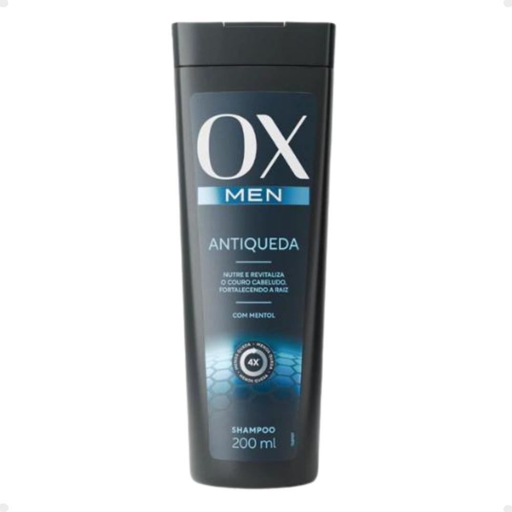 Shampoo Antiqueda Ox Men Com Mentol 400ml 400ml 1