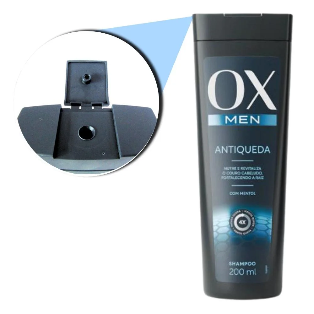 Shampoo Antiqueda Ox Men Com Mentol 400ml 400ml 3