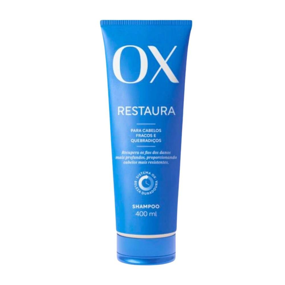 Shampoo + Condicionador Ox Restaura 400ml ÚNICO 3