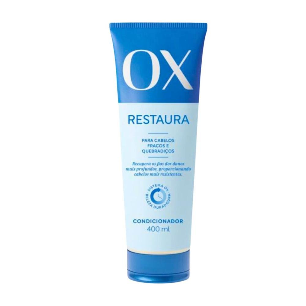 Shampoo + Condicionador Ox Restaura 400ml ÚNICO 4