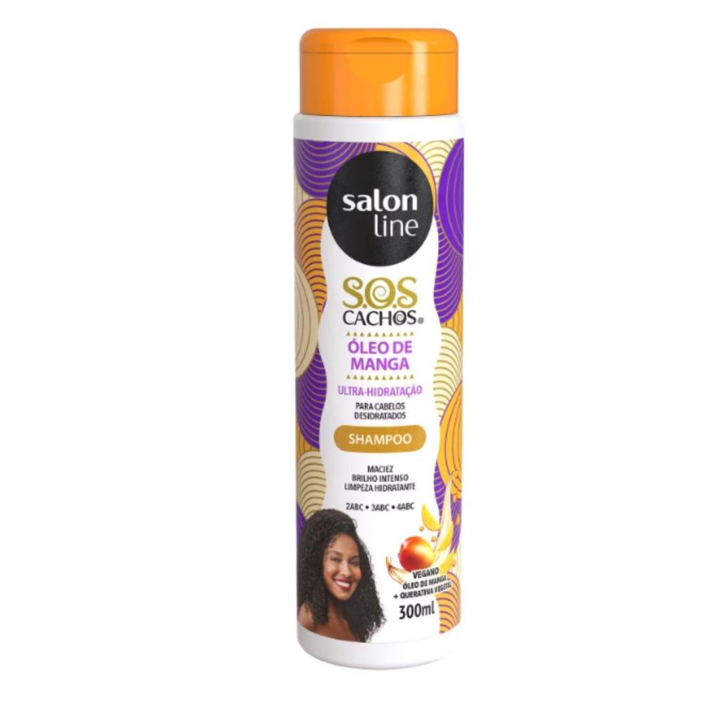 Shampoo + Condicionador Salon Line Sos Cachos Óleo de Manga 300ml 300ml 3